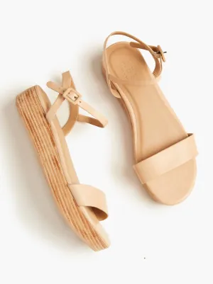 Larissa Platform Sandal In Vachetta