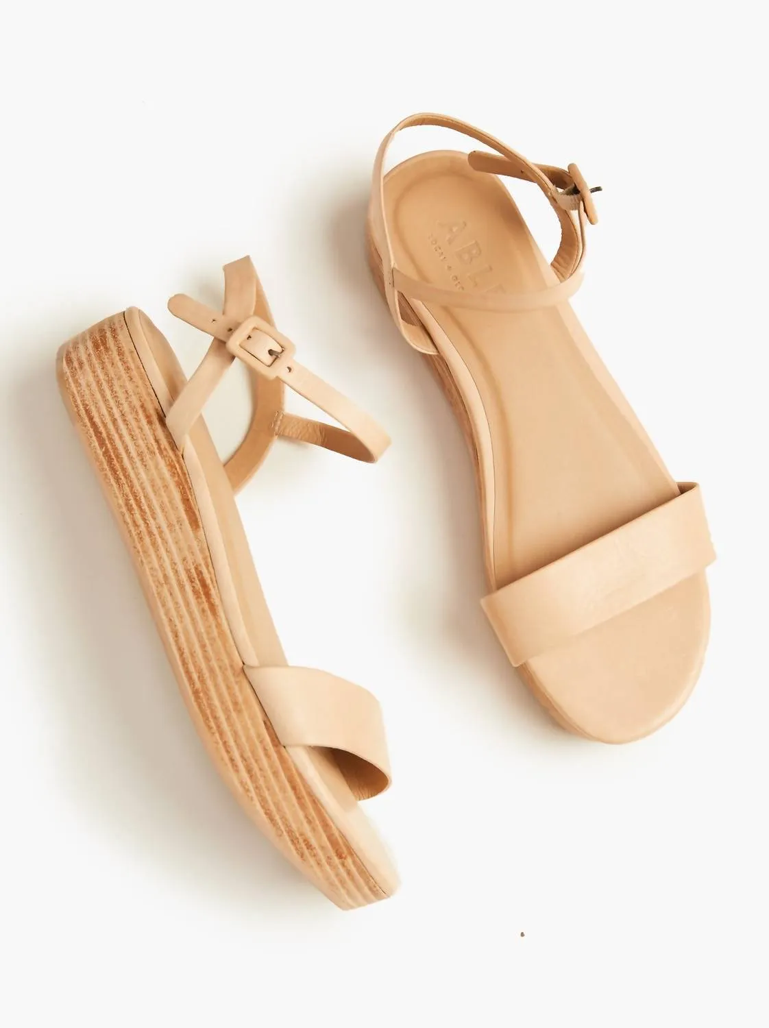 Larissa Platform Sandal In Vachetta