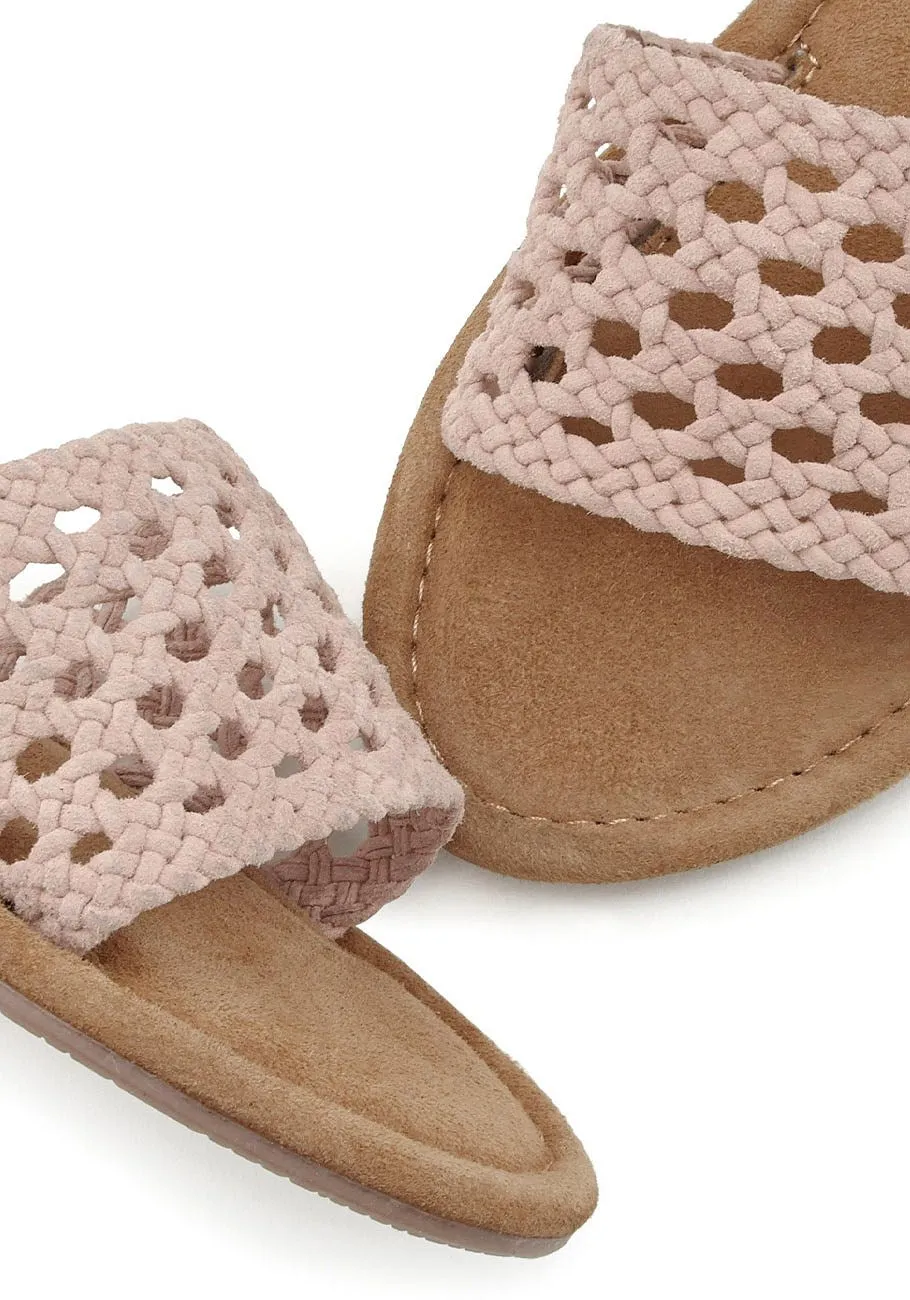 LASCANA Women's Braided Mules