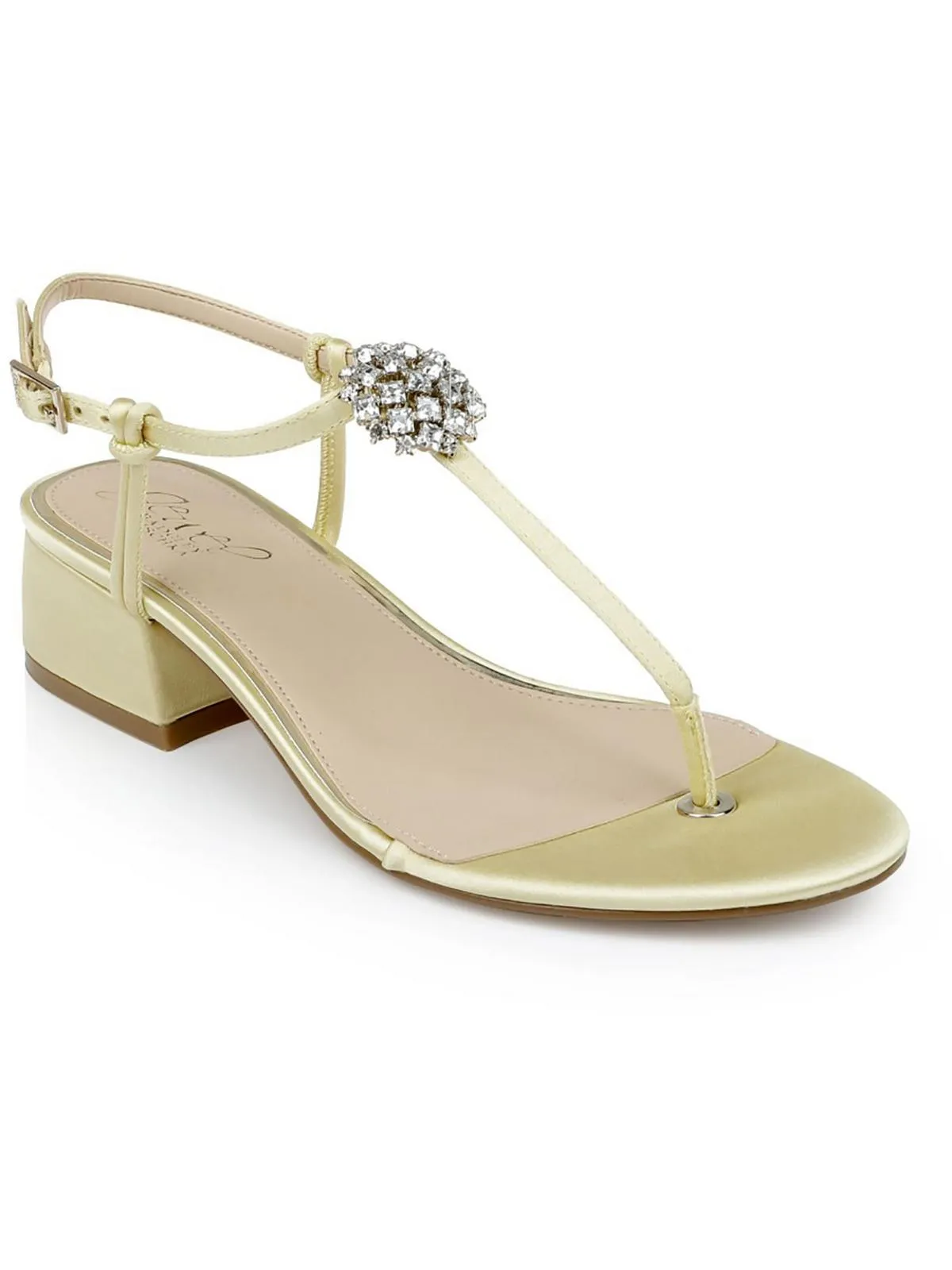 Lizette Womens Glitter Ankle Strap Heels