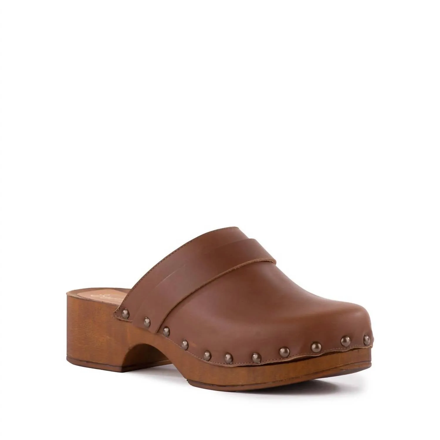 Loud & Clear Clog In Cognac