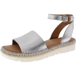 Lucille Womens Buckle Leather Slingback Sandals