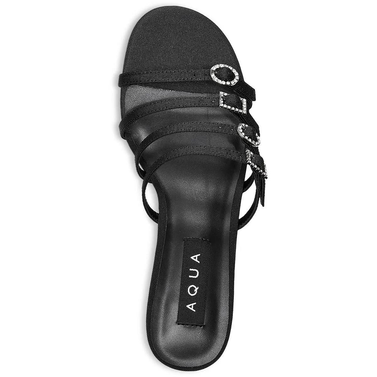Luis Womens Faux Leather Slip On Strappy Sandals
