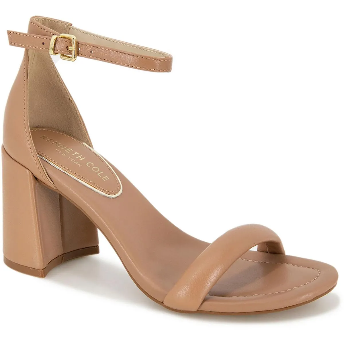 Luisa Womens Faux Leather Open Toe Pumps