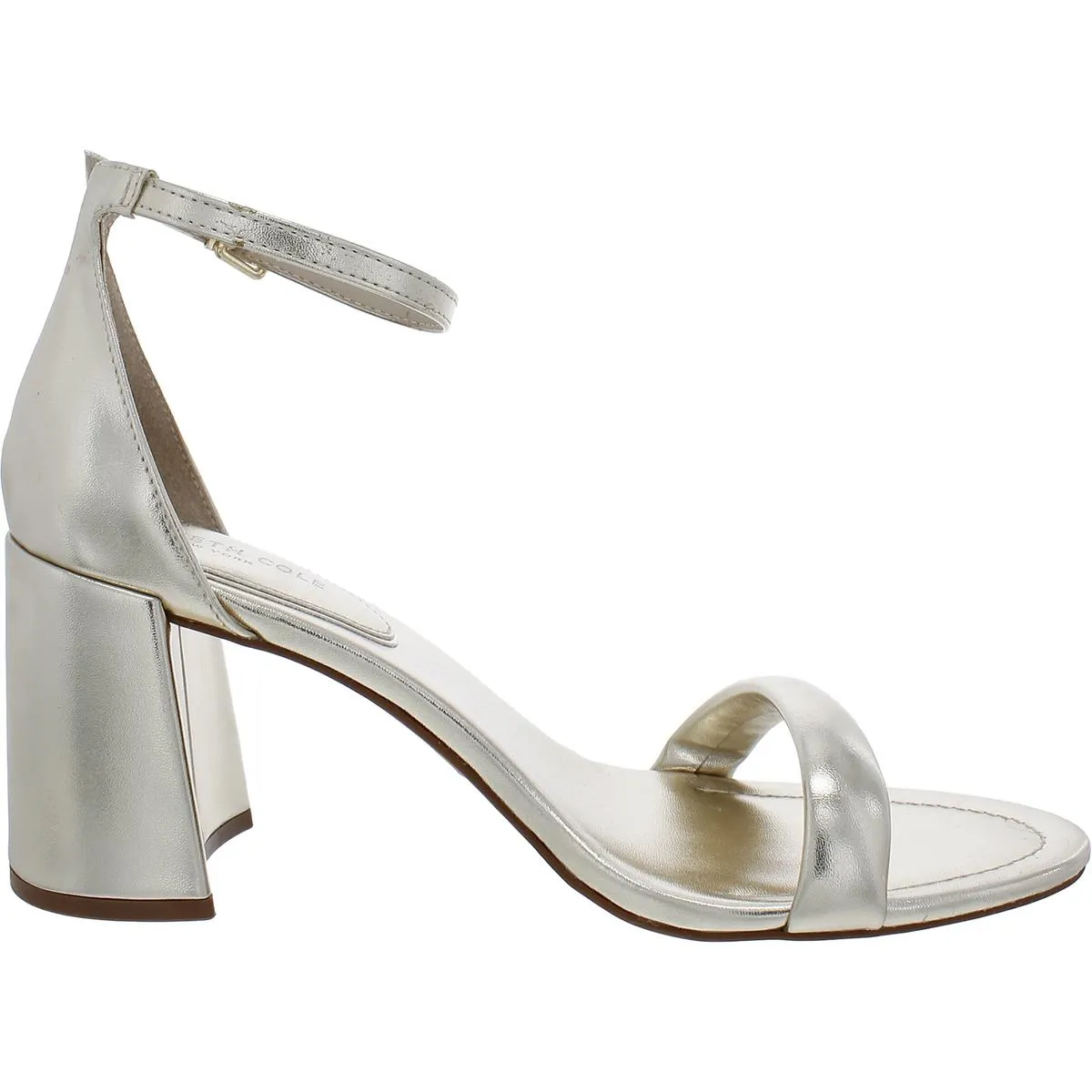 Luisa Womens Faux Leather Open Toe Pumps