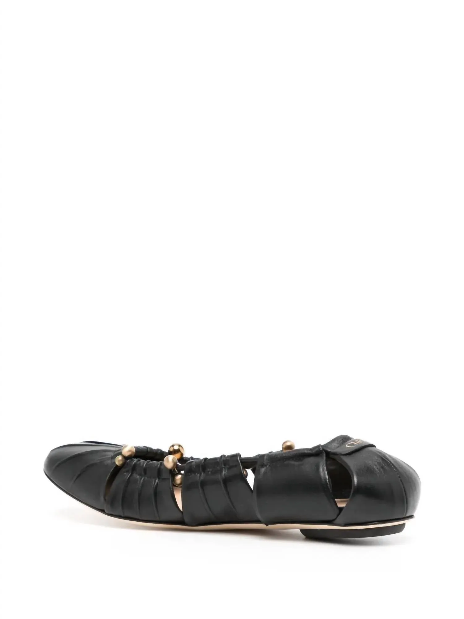 Luna Ballet Flat Shoes In Black