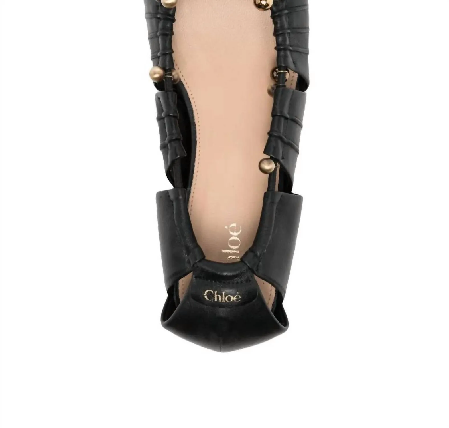 Luna Ballet Flat Shoes In Black