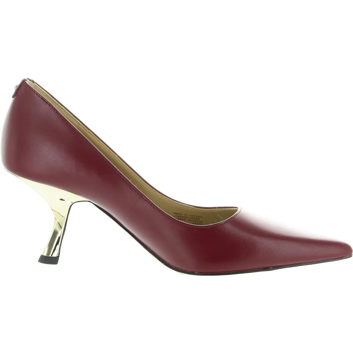 Luna Mid Womens Leather Slip-On Pumps