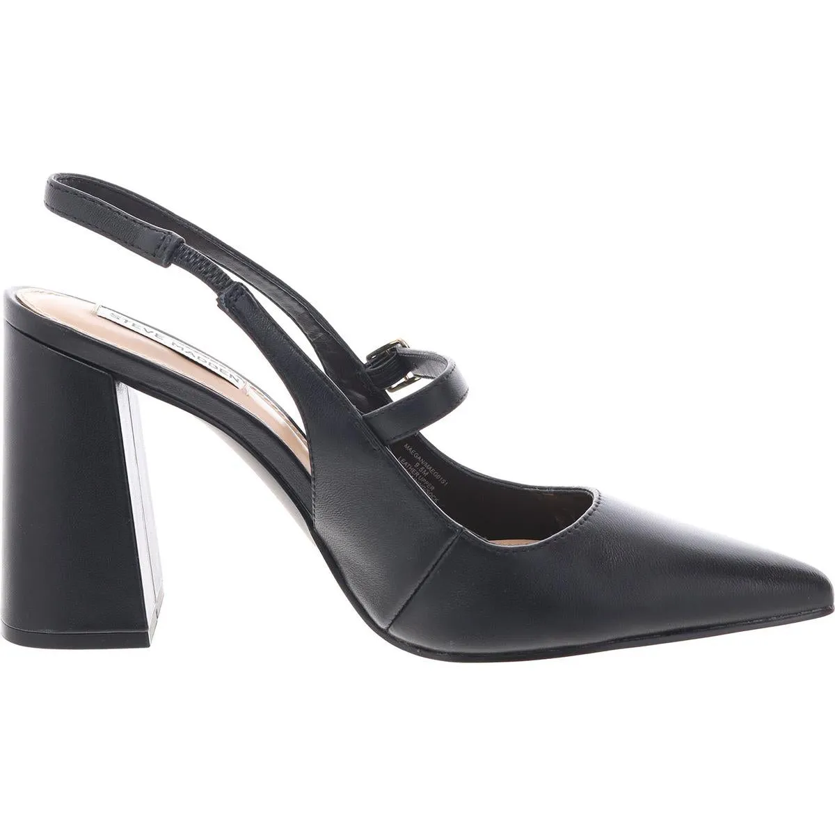 Maegan Womens Buckle Slingback Heels