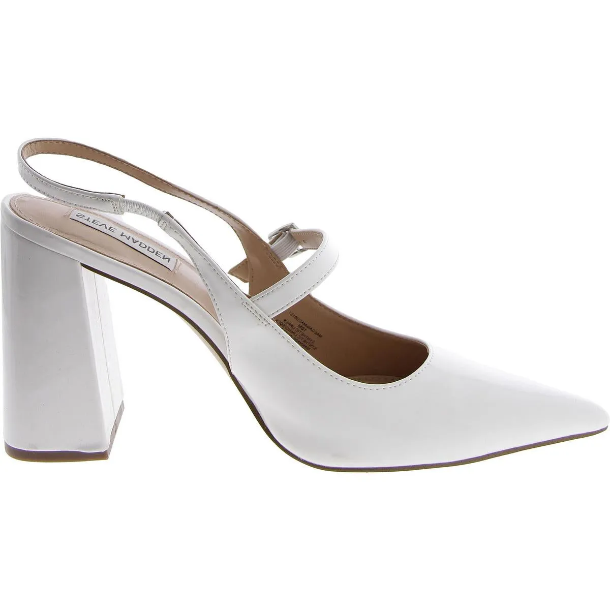 Maegan Womens Buckle Slingback Heels