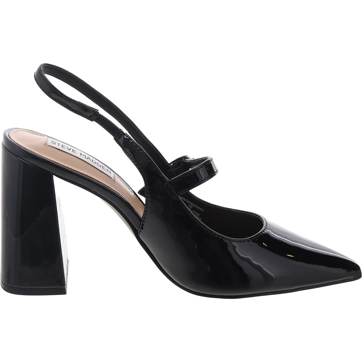 Maegan Womens Buckle Slingback Heels