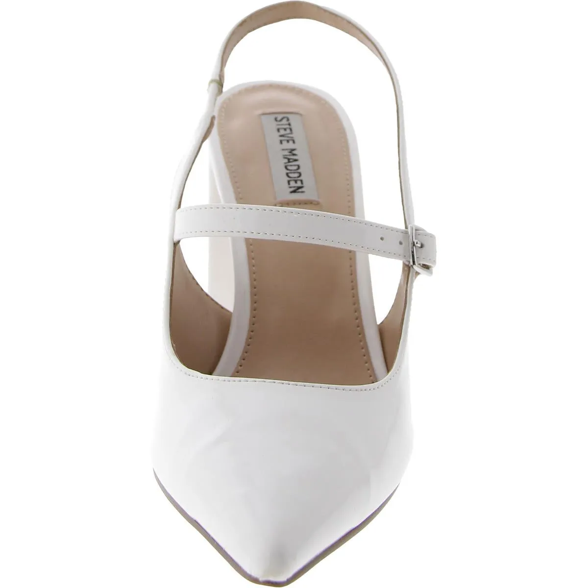 Maegan Womens Buckle Slingback Heels