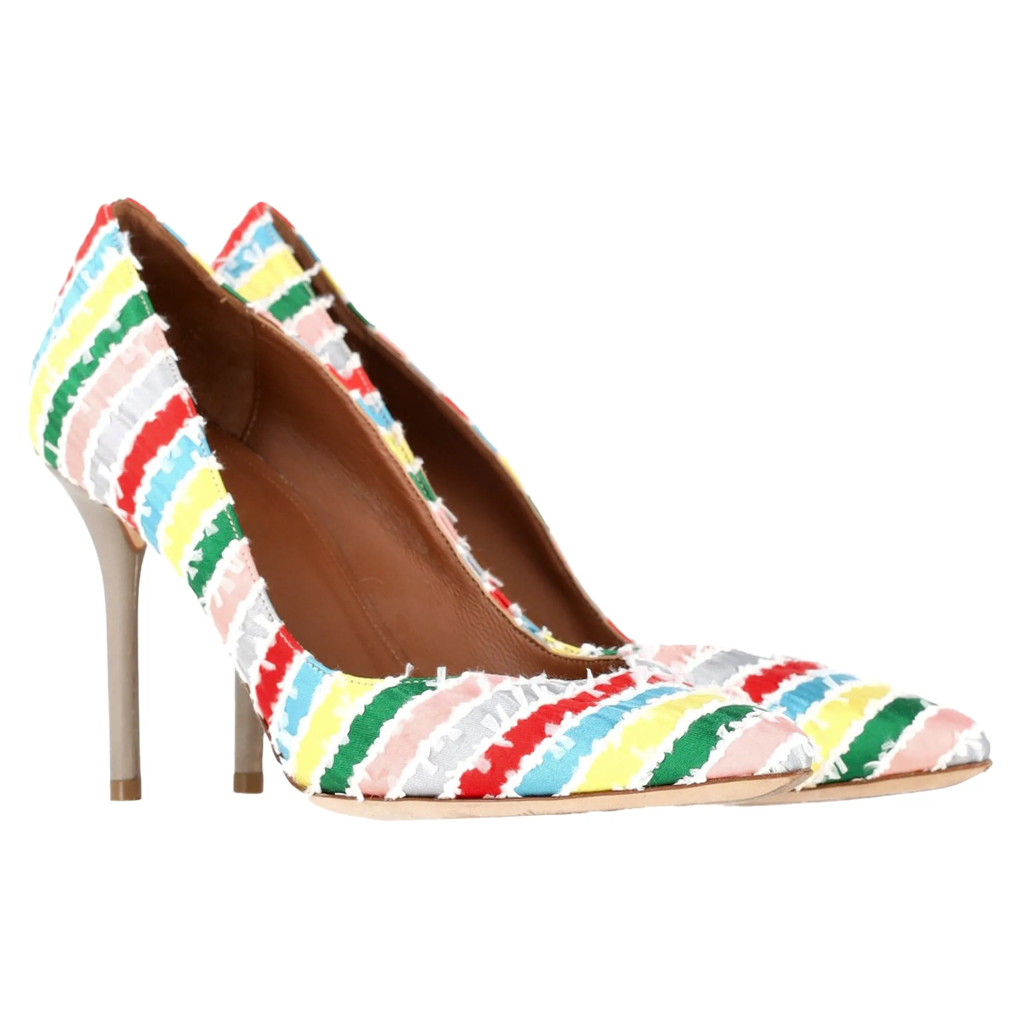 Malone Souliers Brenda Pumps in Multicolor Canvas
