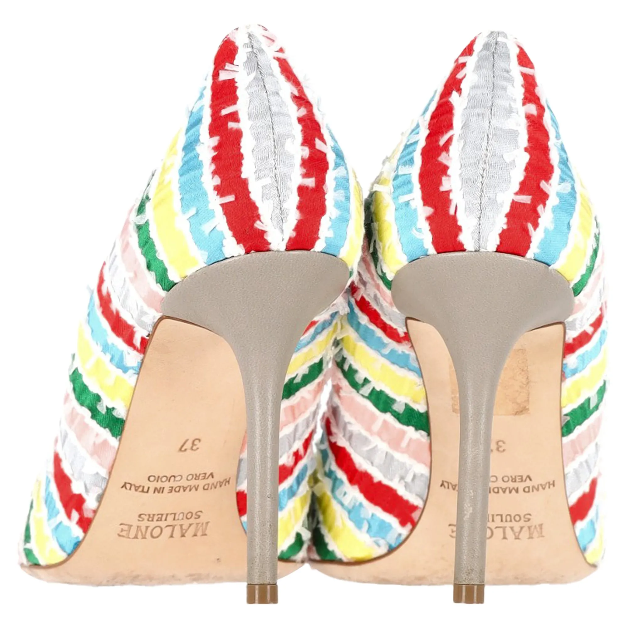 Malone Souliers Brenda Pumps in Multicolor Canvas