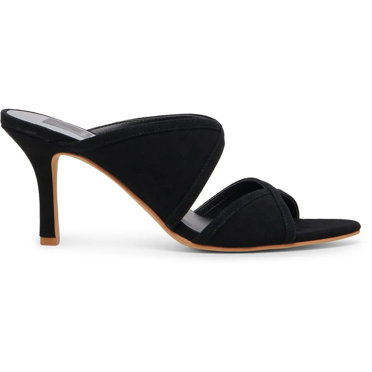 Mandel Womens Solid Suede Heels