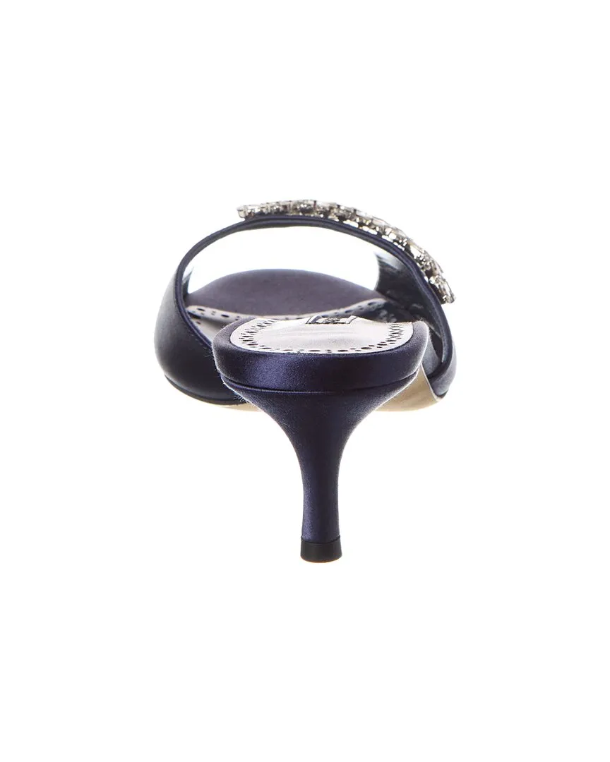 Manolo Blahnik Lumada 50 Satin Mule