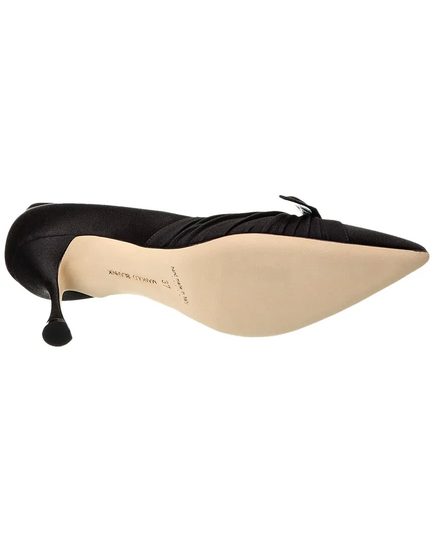 Manolo Blahnik Terka 70 Satin Pump