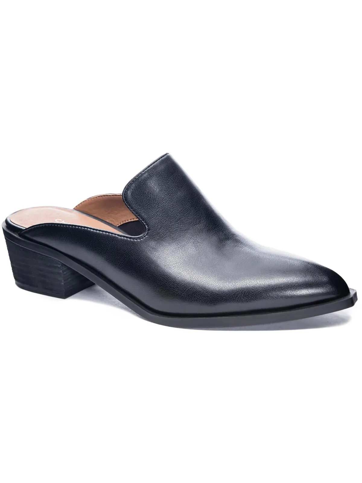 Marnie Womens Faux Leather Comfortable Mules