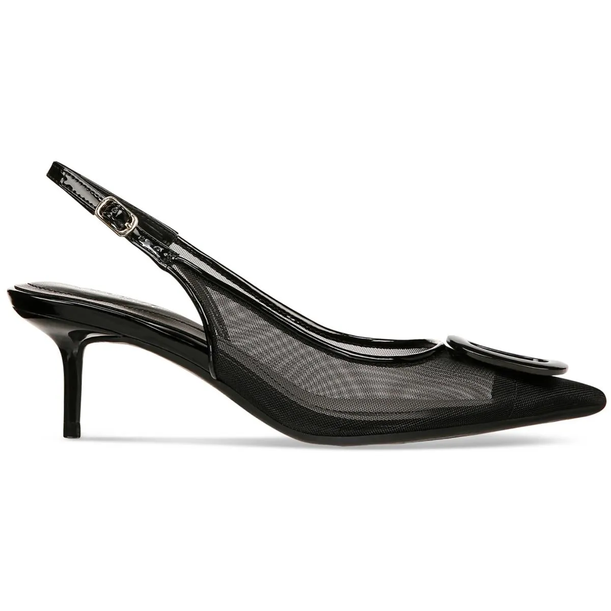 Marsella Womens Embellished Pointed Toe Slingback Heels