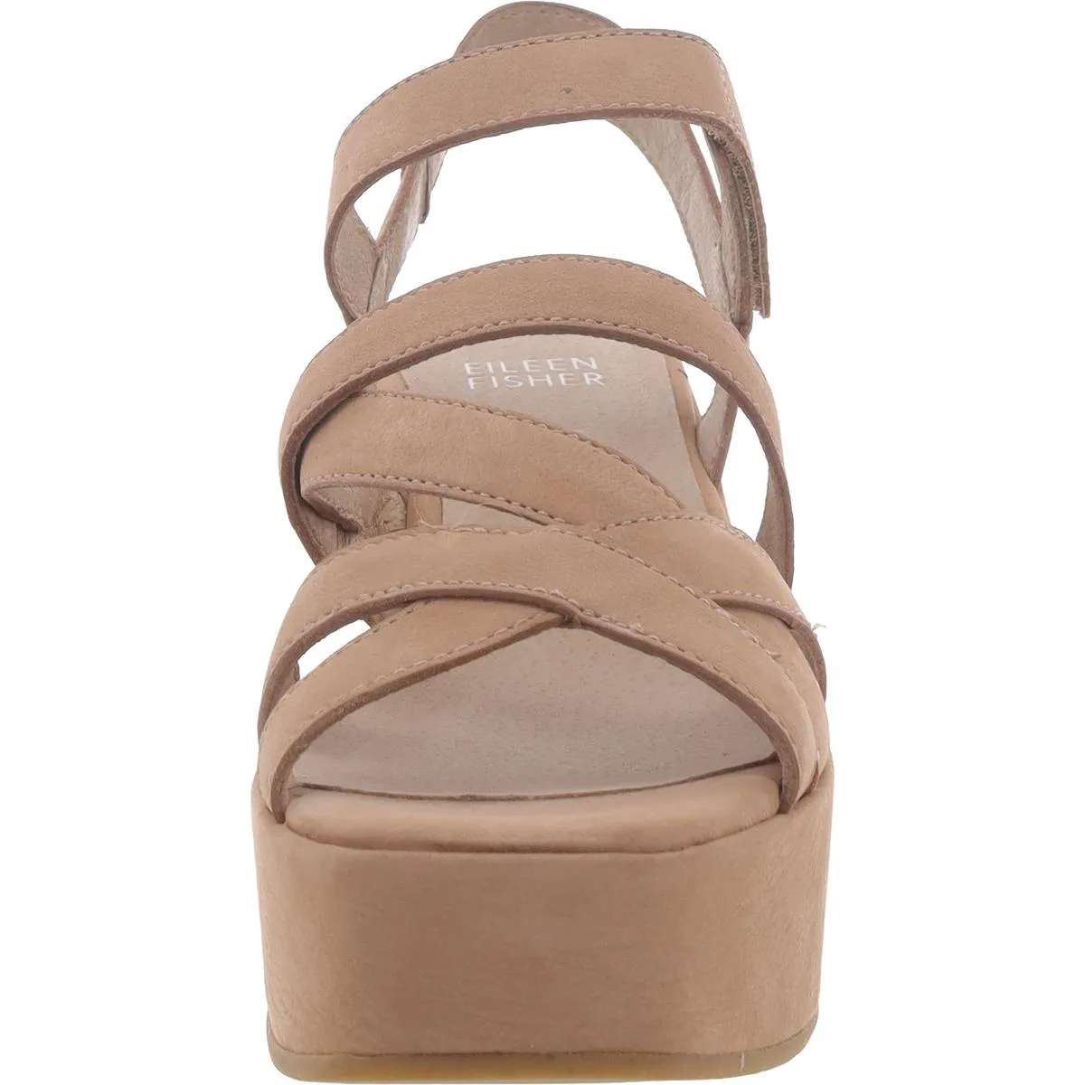 Mazy Womens Nubuck Padded Insole Wedge Sandals