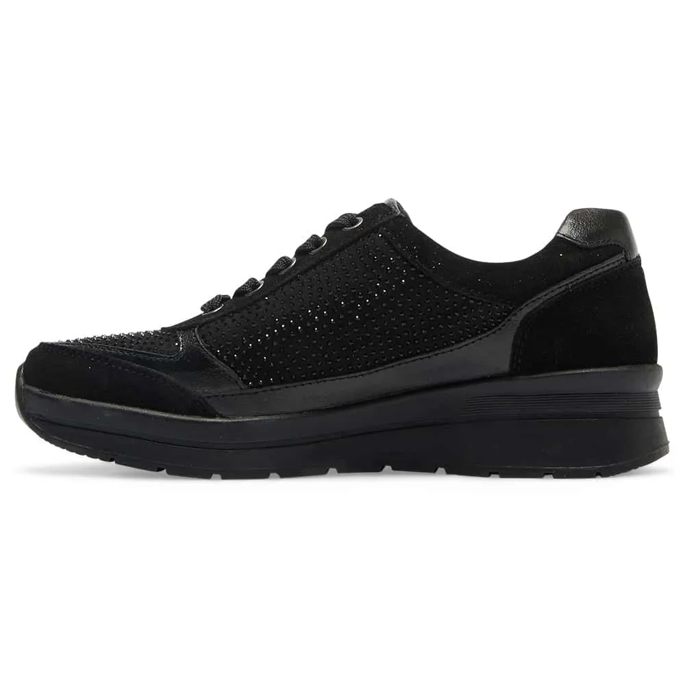Miami Sneaker in Black Multi Leather