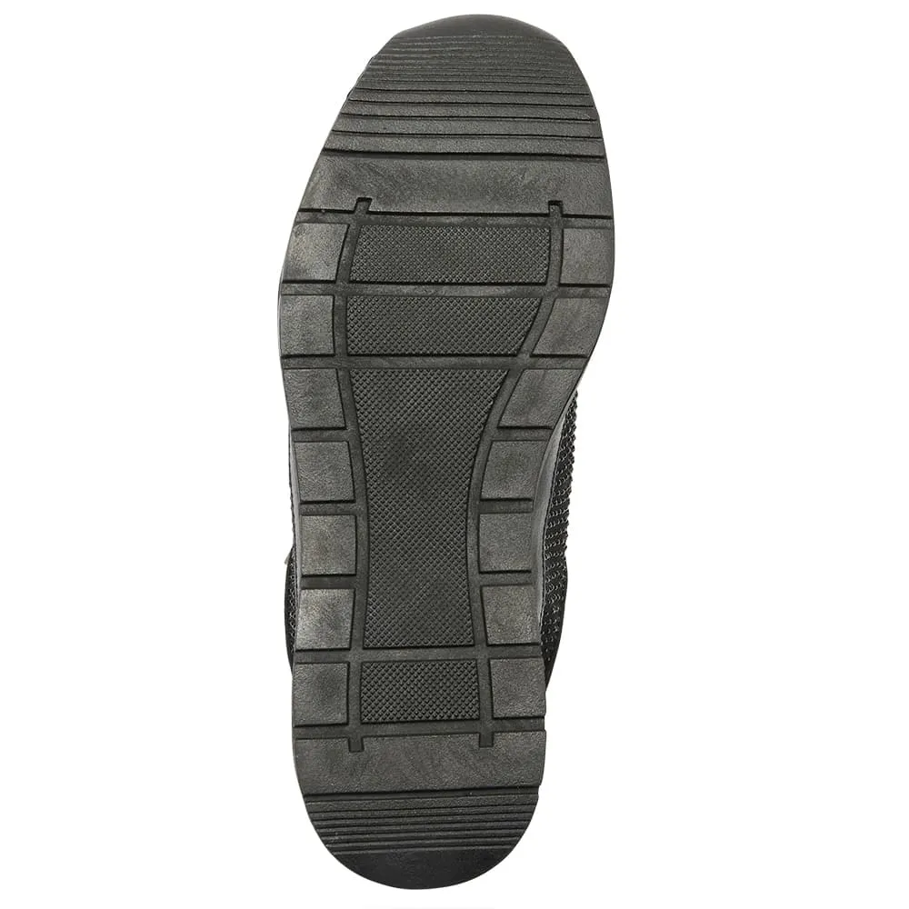 Miami Sneaker in Black Multi Leather