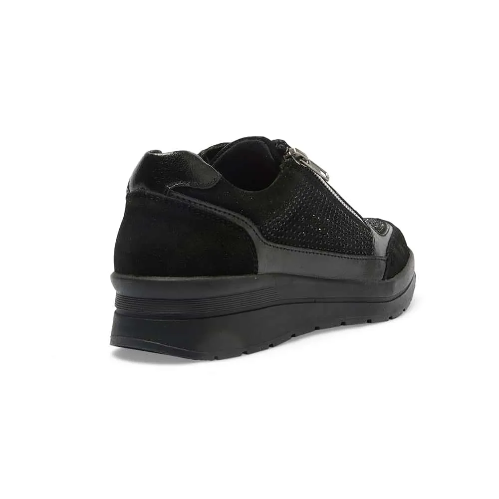 Miami Sneaker in Black Multi Leather
