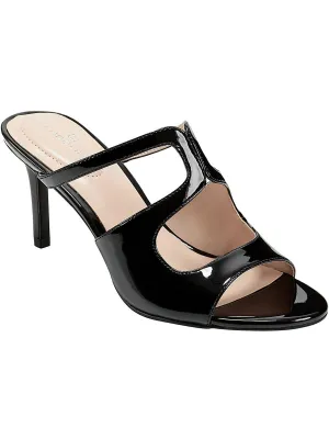 Mizelle 3 Womens Patent Faux Leather Heels