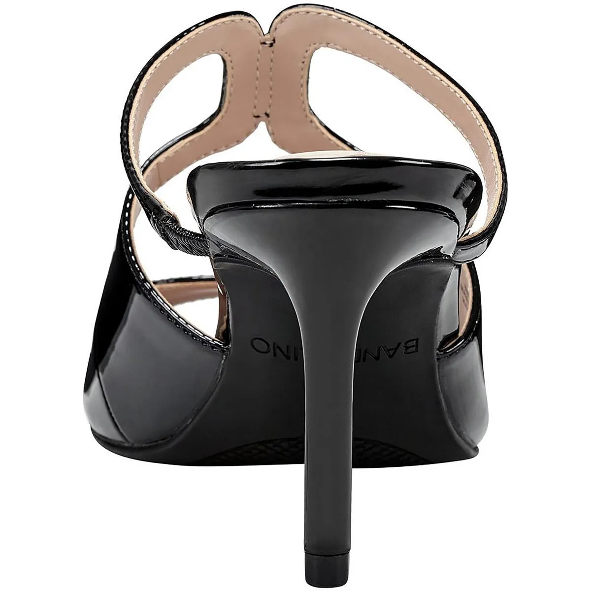 Mizelle 3 Womens Patent Faux Leather Heels