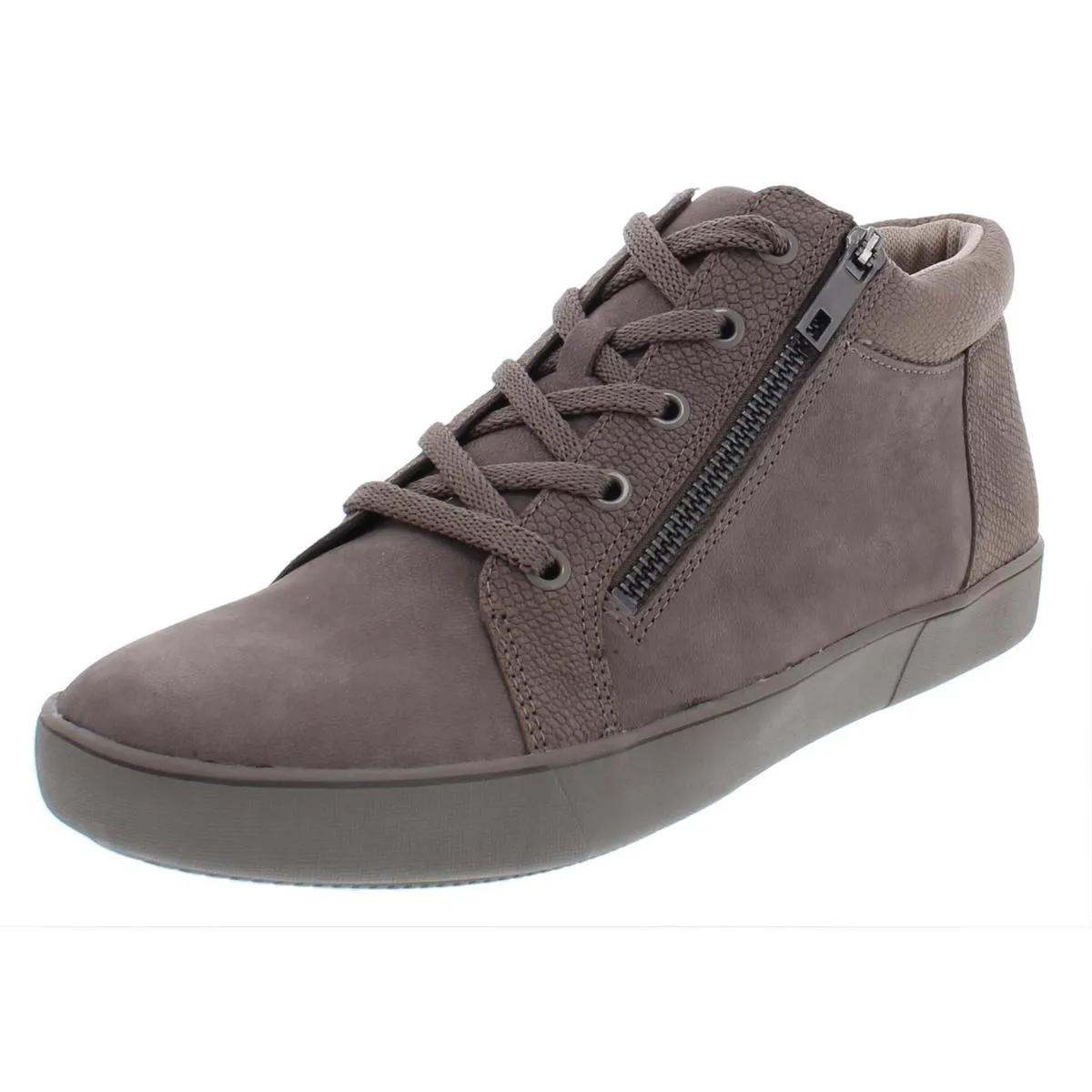 Motley Womens Embossed Leather Casual Shoes