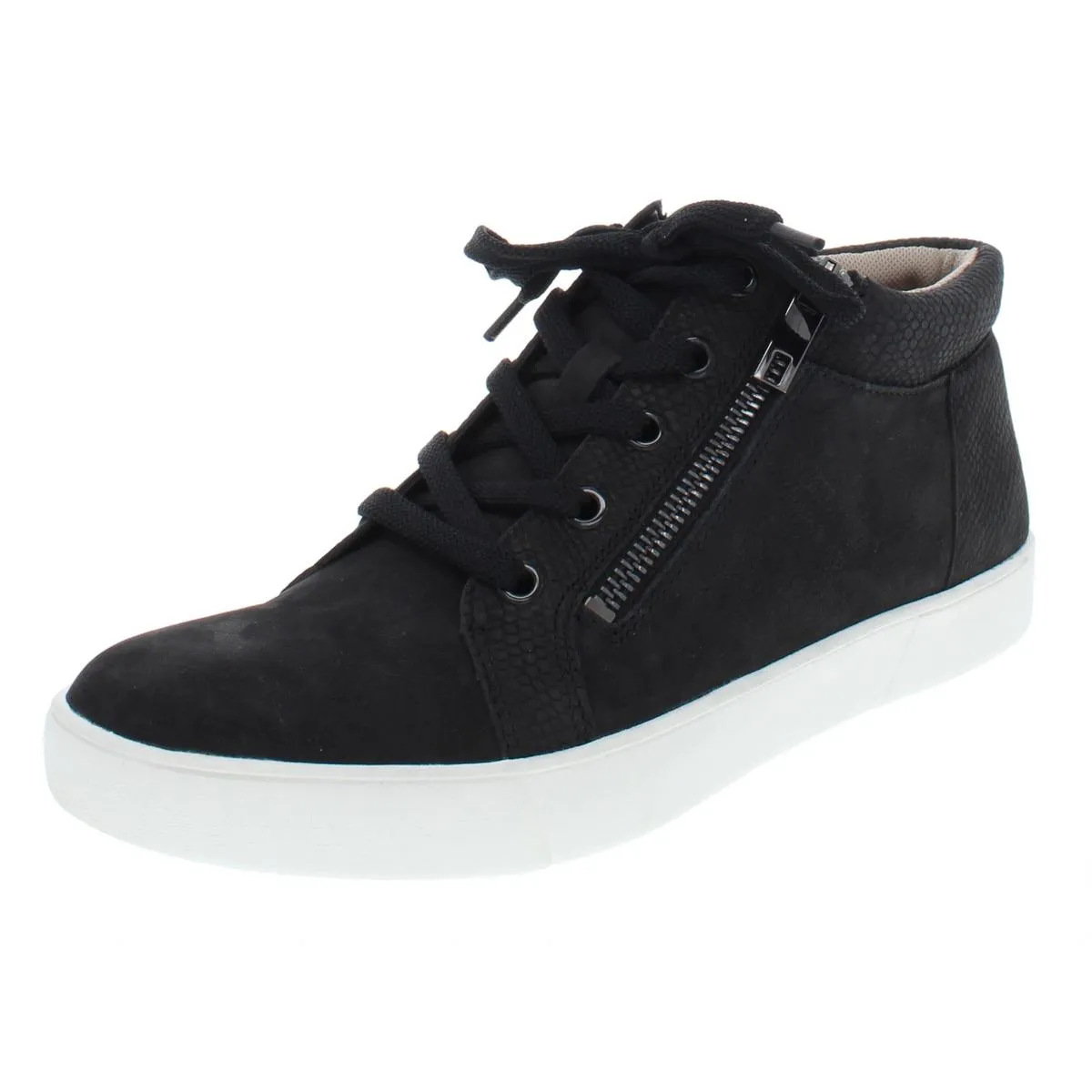 Motley Womens Embossed Leather Casual Shoes