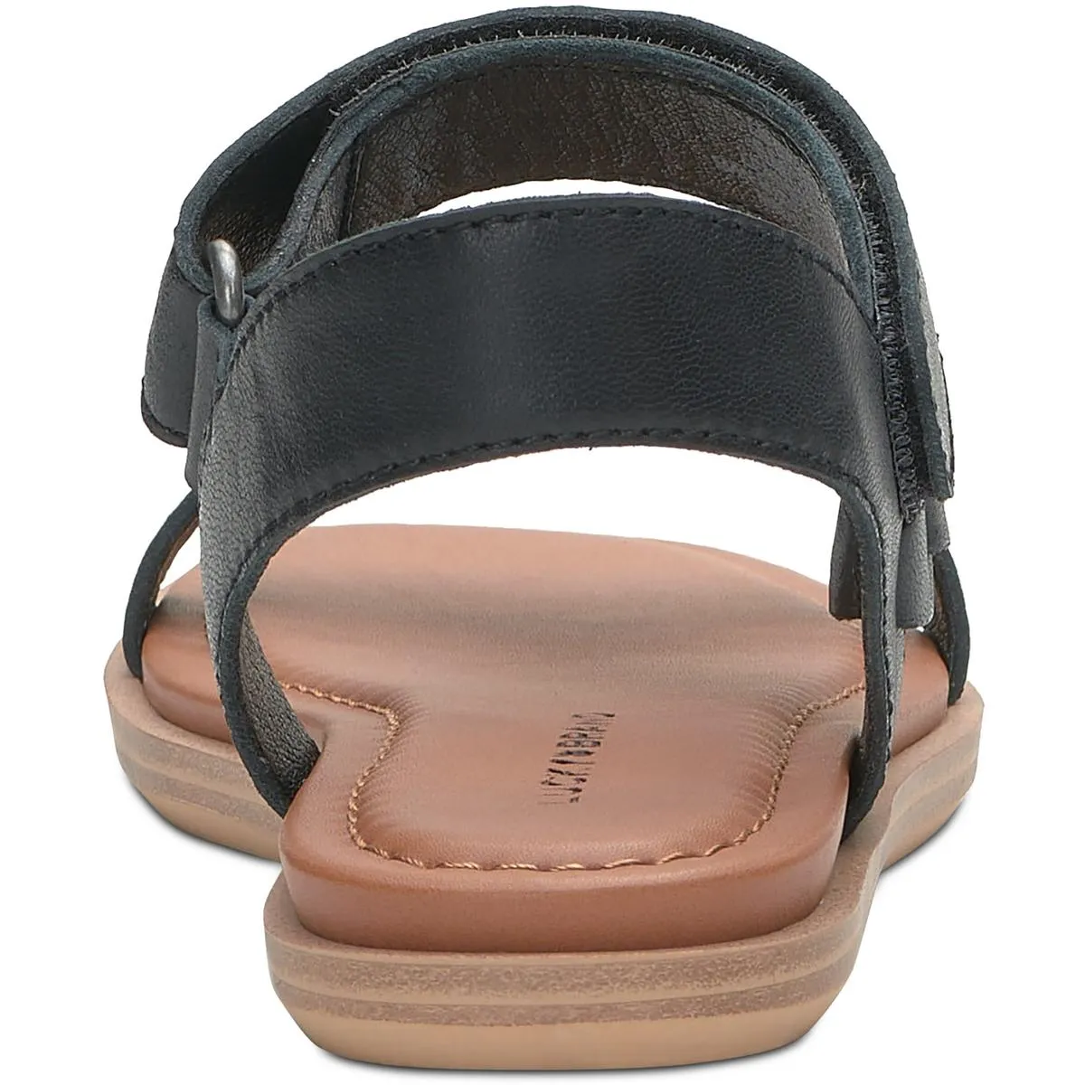 Natany Womens Leather Ankle Strap Slingback Sandals