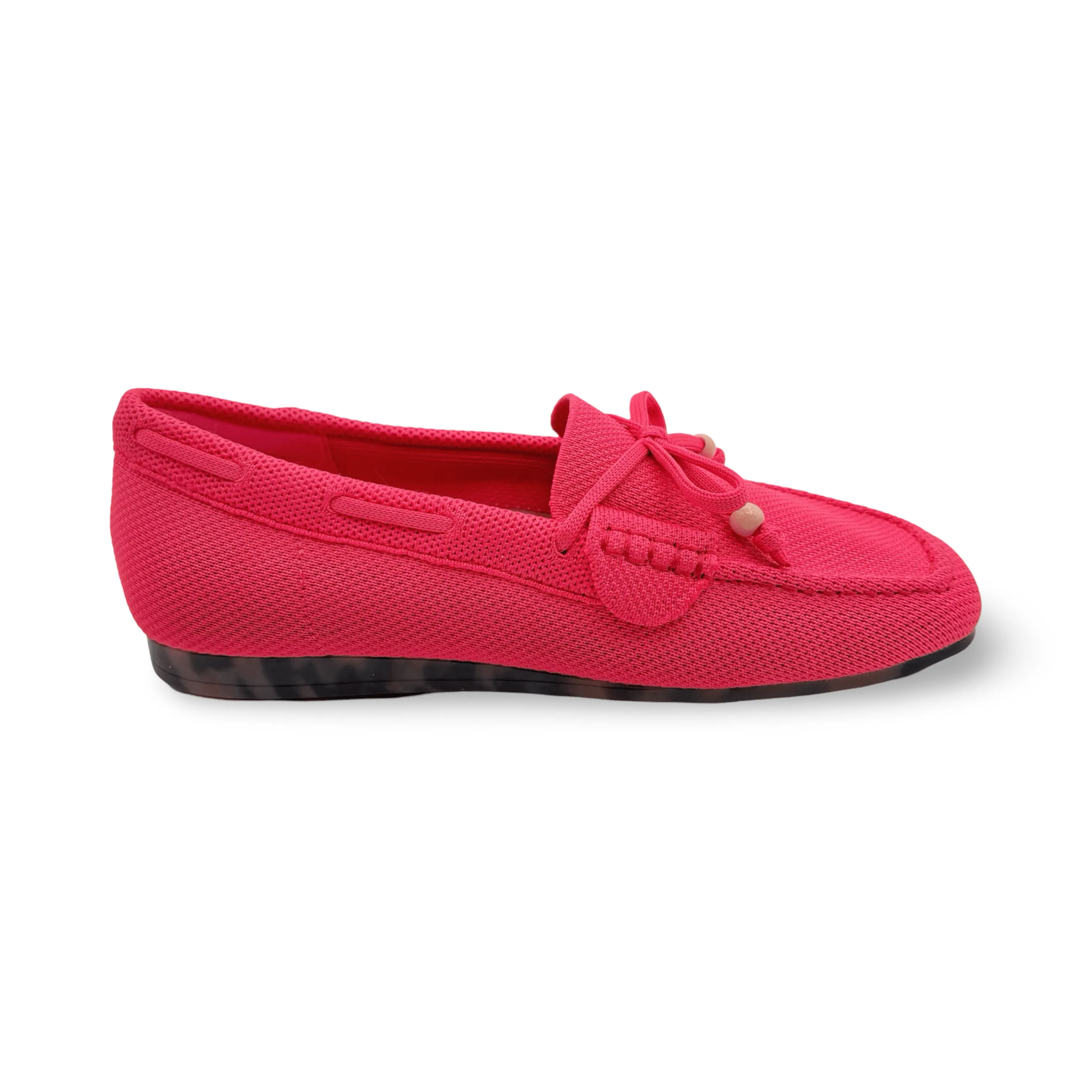 Neve Pink Knit Fabric Loafer