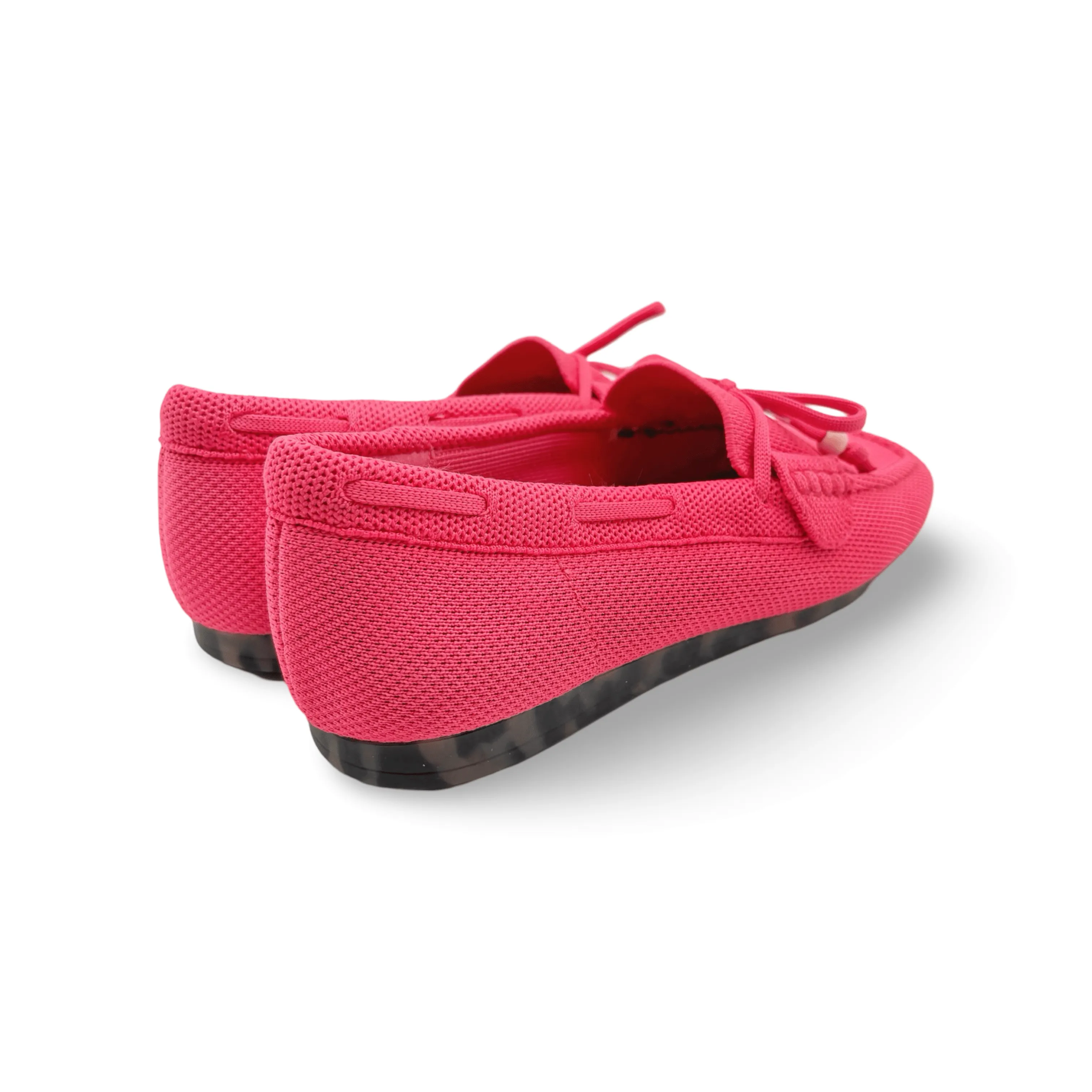Neve Pink Knit Fabric Loafer