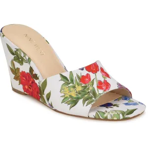 NIYA2 Womens Laceless Man Made Wedge Sandals