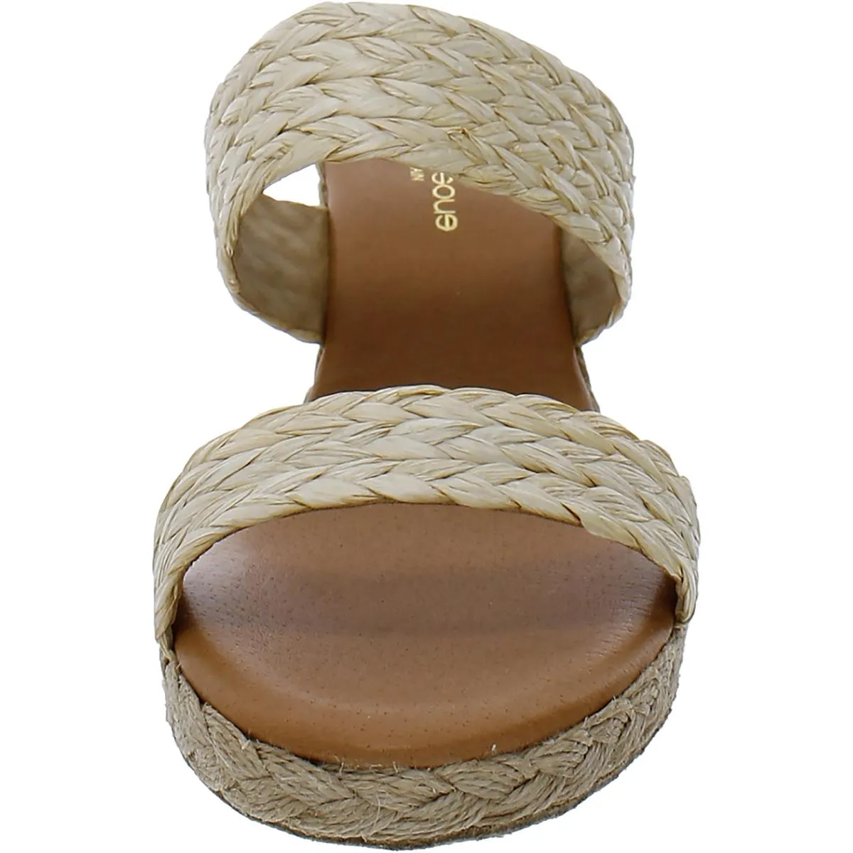 Nolita Raffia Womens Espadrille Slip On Wedge Sandals