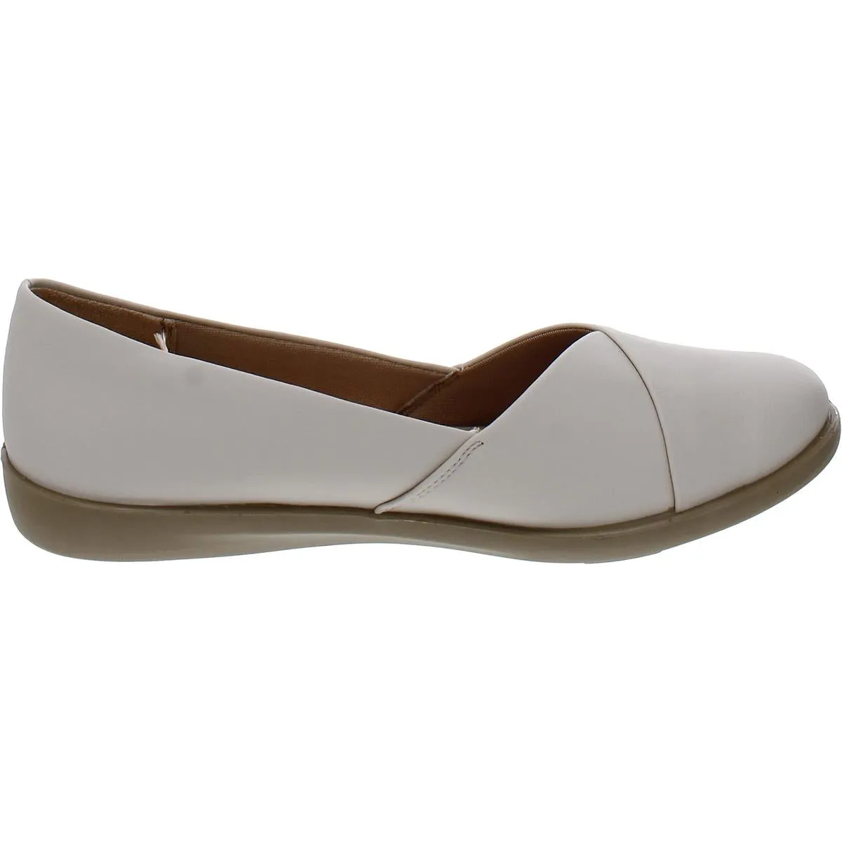 Notorious Womens Faux Leather Ballet Flats