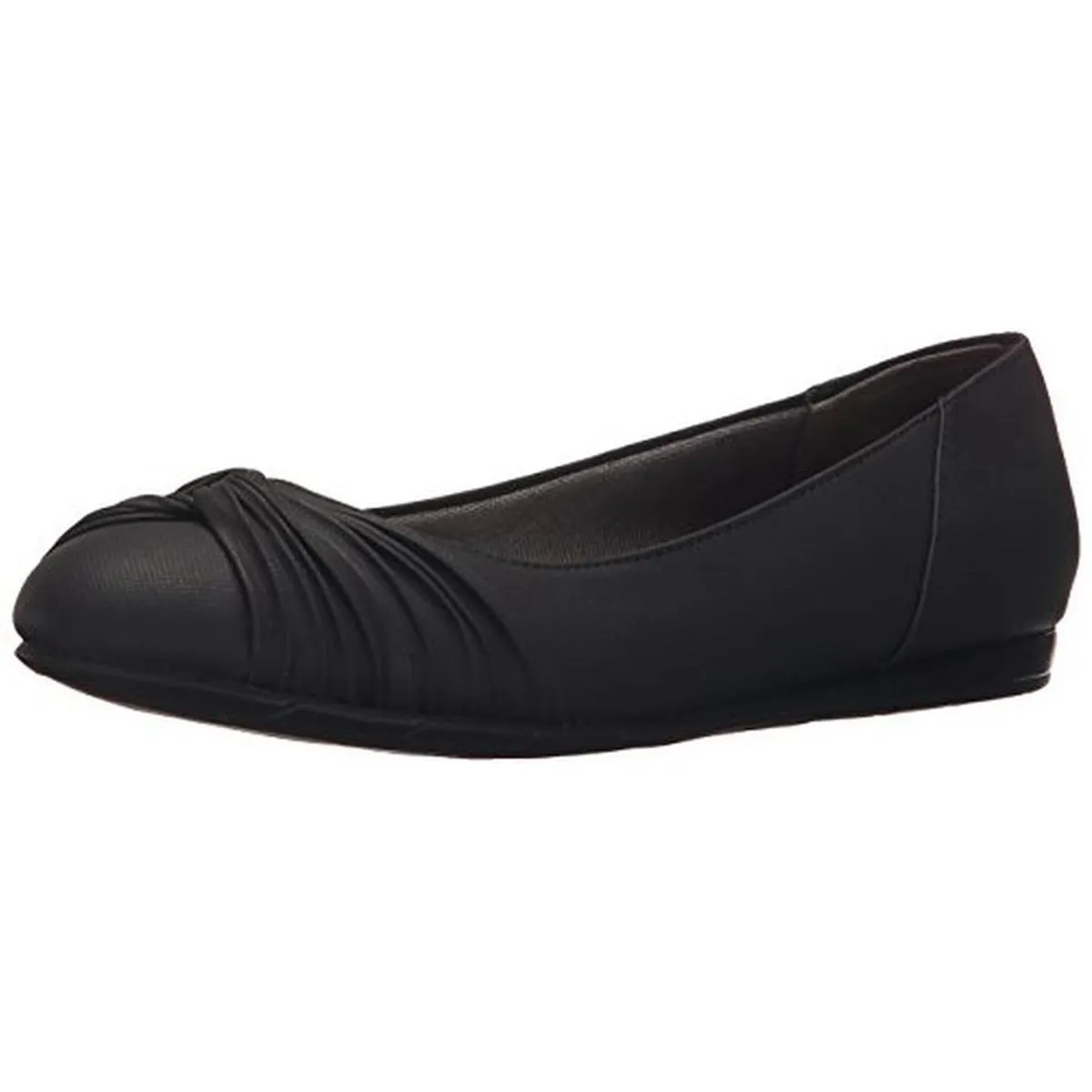 Notorious Womens Faux Leather Ballet Flats