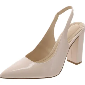 NOULA Womens Solid Manmade Slingback Heels