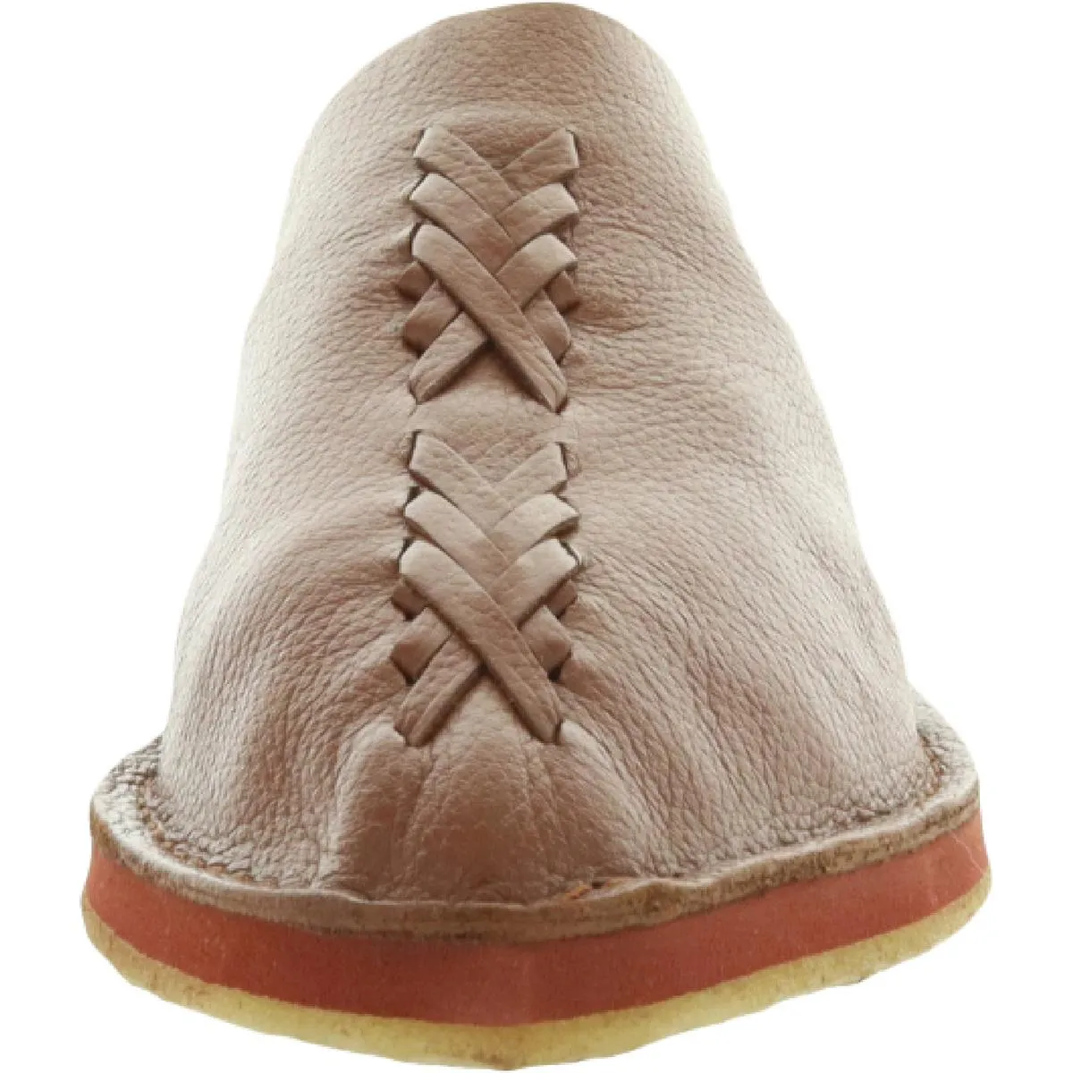 Nova Flat Womens Leather Slip On Mules