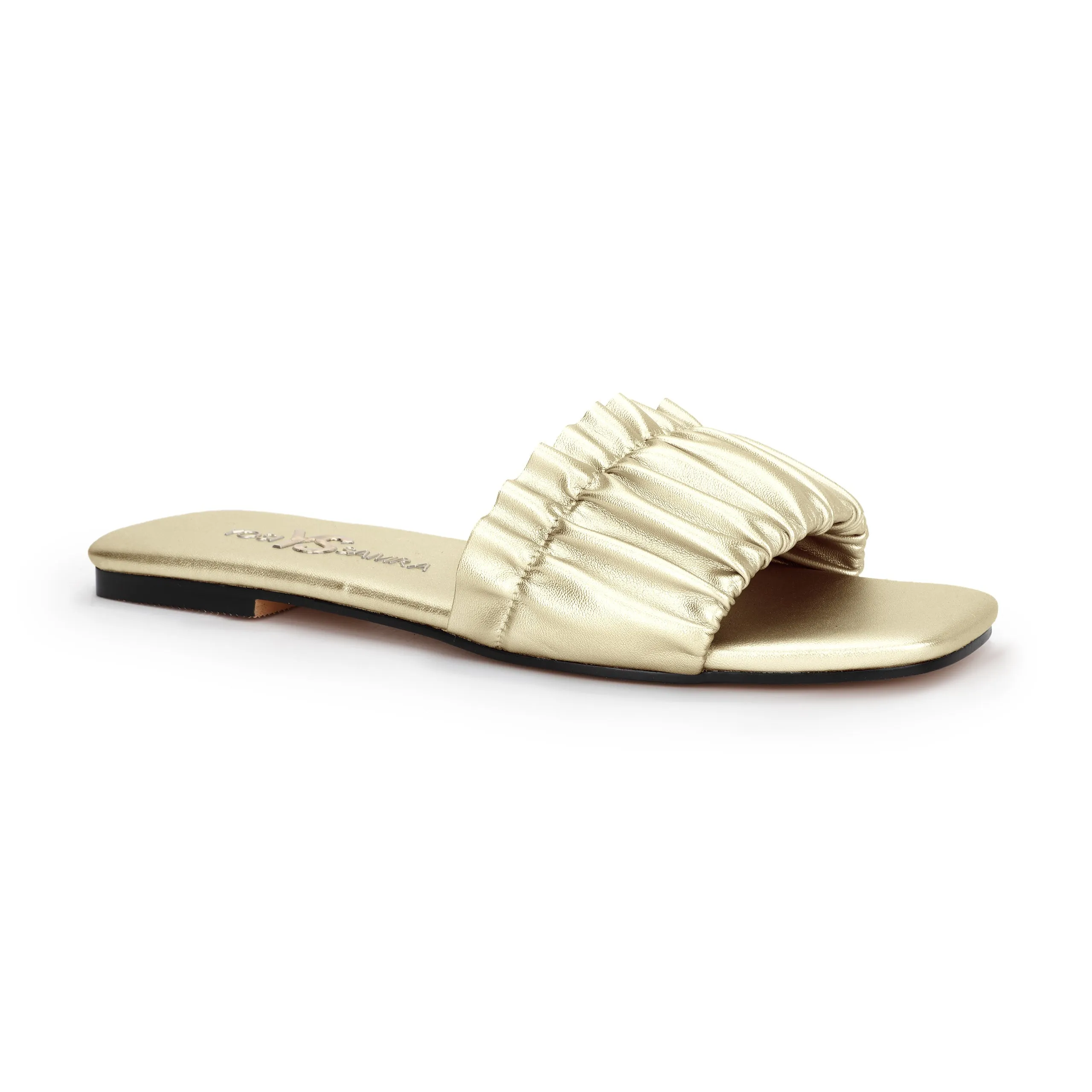 Nyla Slide in Gold