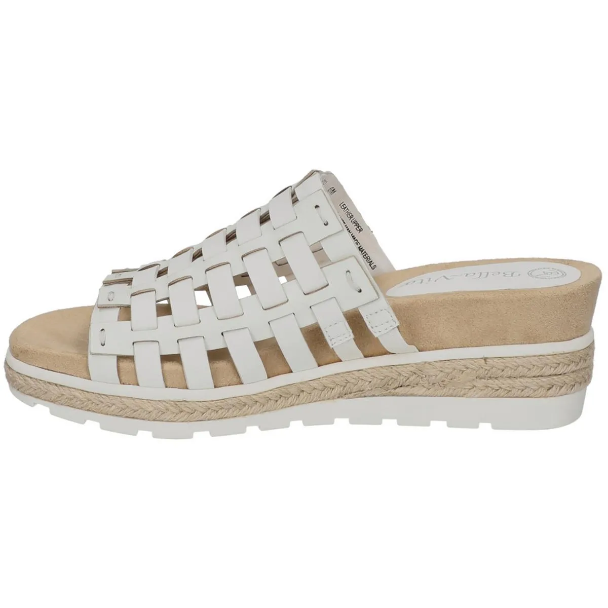 Oaklynn Womens Leather Espadrille Platform Sandals
