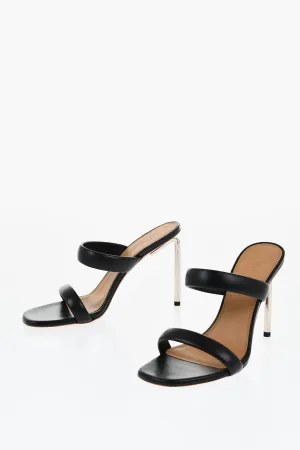 Off-White Leather Allen Sandals With Heel 11 Cm