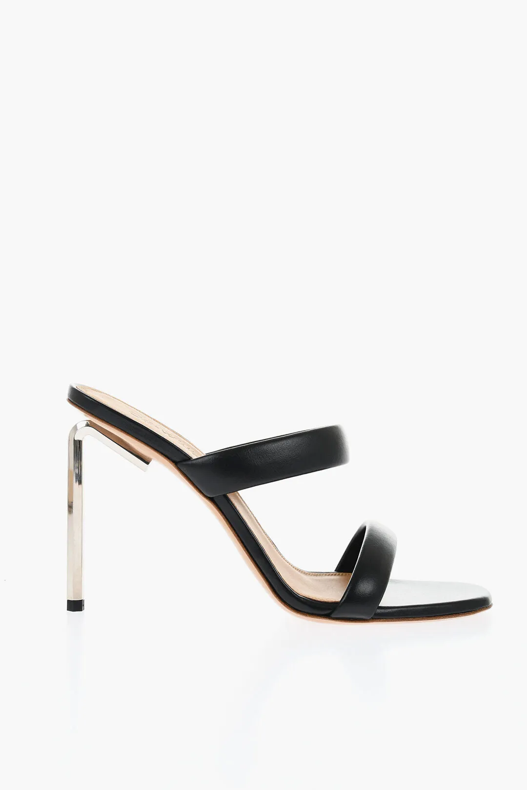 Off-White Leather Allen Sandals With Heel 11 Cm