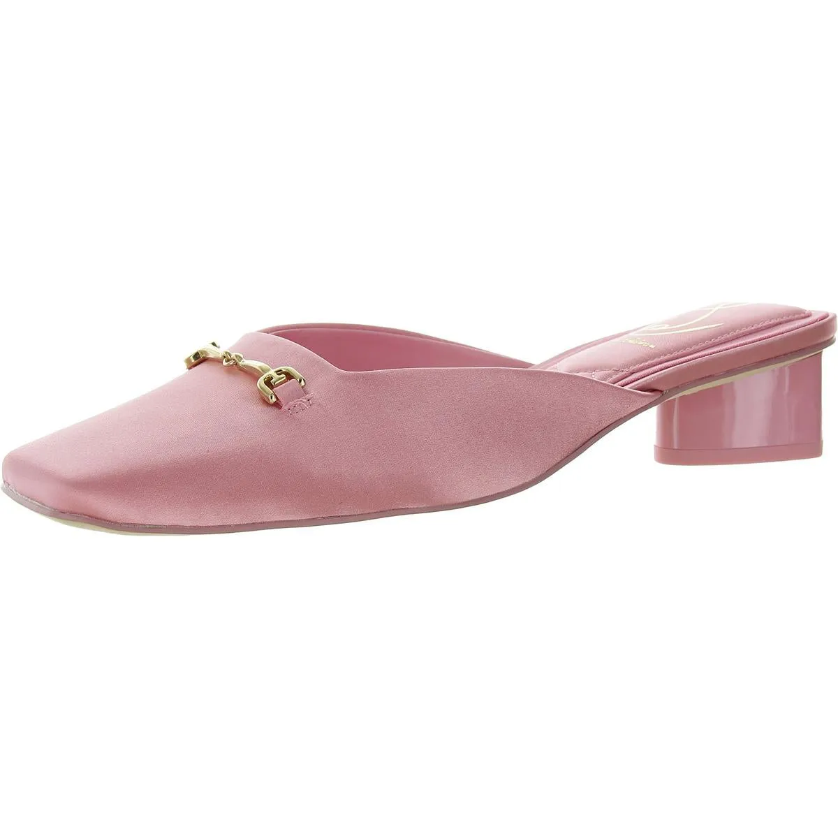 Ollie Womens Leather Slip On Mules