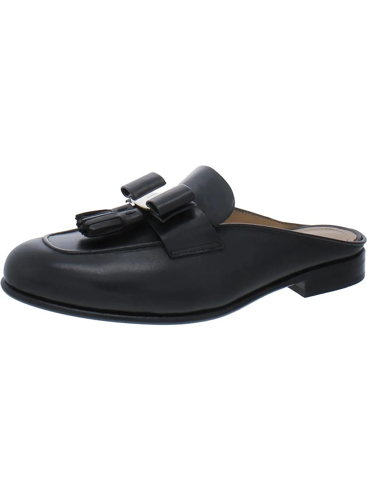 Onofria Womens Faux Leather Tassels Mules