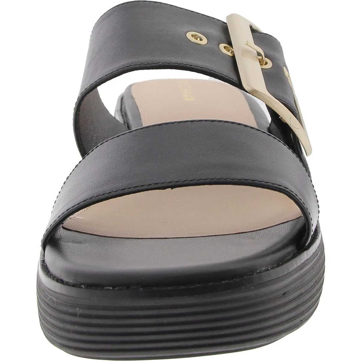 Originalgrand Womens Adjustable Faux Leather Platform Sandals