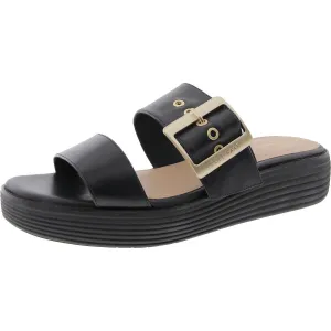 Originalgrand Womens Adjustable Faux Leather Platform Sandals