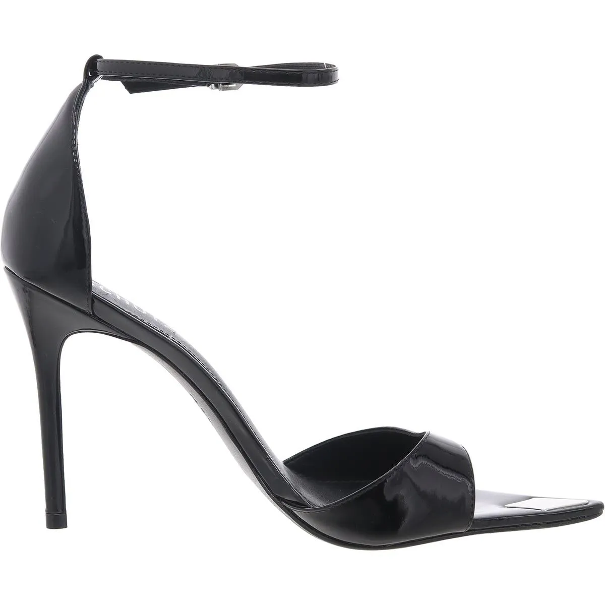 Pamela Womens Solid Leather Ankle Strap