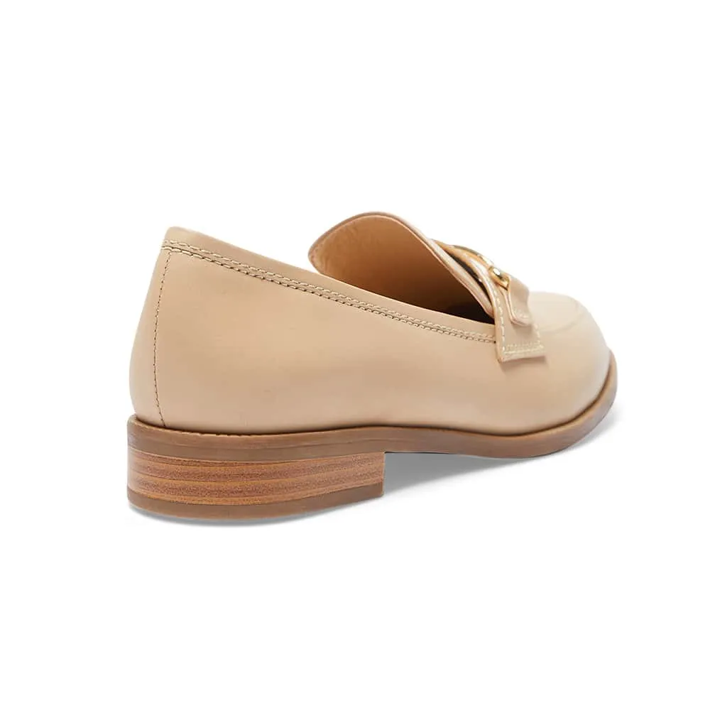 Paragon Loafer in Nude Leather